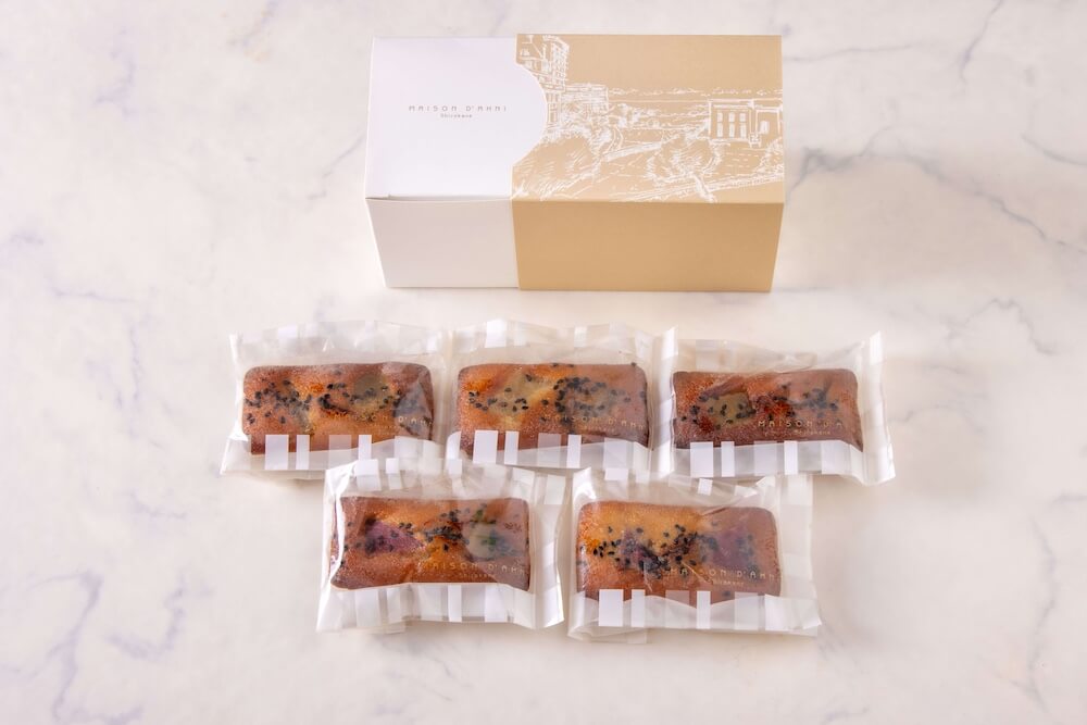 MAISON D’AHNI・メゾンダーニ　さつまいも黒ごまフィナンシェ