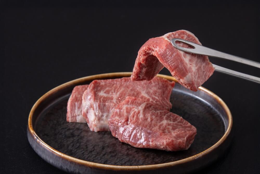 白金矢澤精肉店 厳選５種 黒毛和牛焼肉盛り合わせ