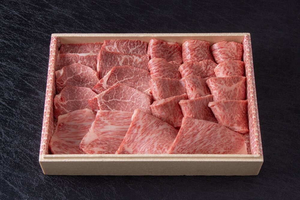 白金矢澤精肉店 厳選５種 黒毛和牛焼肉盛り合わせ